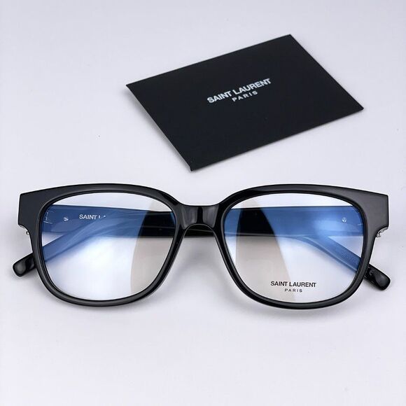 NEW Saint Laurent Classic SLM33/F 001 Black Cat Eye Women Eyeglasses - Picture 2 of 11